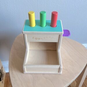 Lovevery Wooden Peg Drop Thinker Play Kit